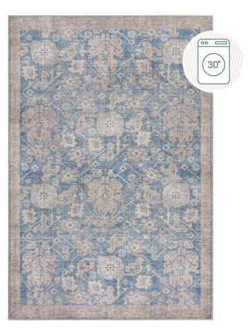 Flair Rugs Kurzflor-Teppich "Orelia" in Blau/ Beige