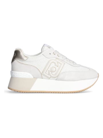 Liu Jo Skórzane sneakersy w kolorze białym