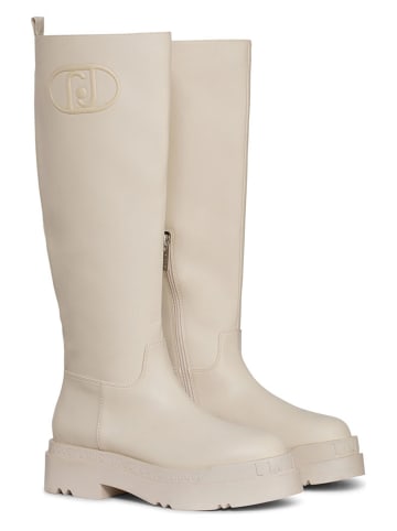 Liu Jo Kozaki w kolorze kremowym