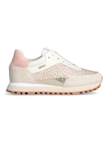 Liu Jo Sneakersy w kolorze kremowo-jasnoróżowym