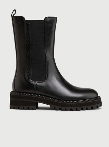 Liu Jo Leren chelseaboots zwart