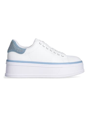 Liu Jo Skórzane sneakersy w kolorze białym