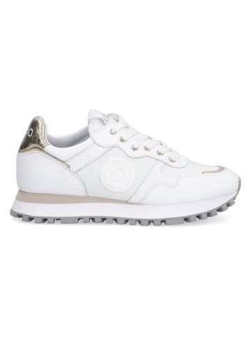 Liu Jo Skórzane sneakersy w kolorze białym