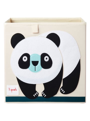 3 Sprouts Aufbewahrungsbox "Panda" in Creme