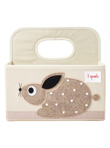 3 Sprouts Windelaufbewahrungsbox "Kaninchen" in Beige - (B)28 x (H)25 x (T)25 cm