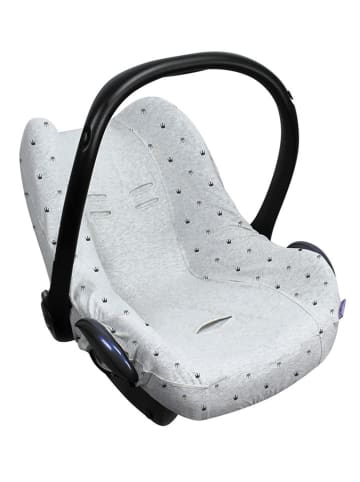 dooky Babyschalenbezug "Kronen" in Grau