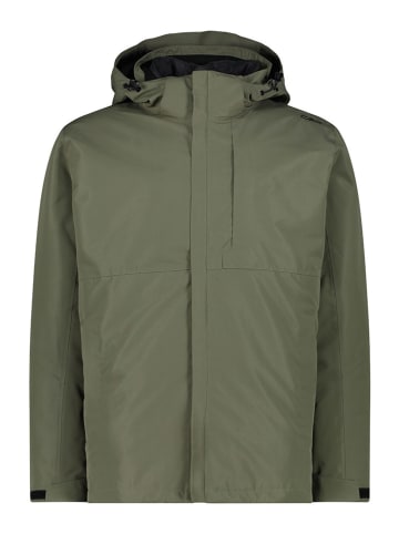 CMP 3in1-Funktionsjacke in Khaki/ Schwarz
