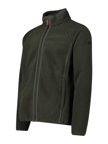 CMP Kurtka polarowa w kolorze zielonym