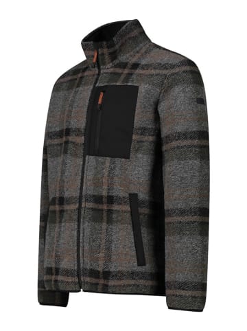 CMP Funktionsjacke in Grau/ Hellbraun