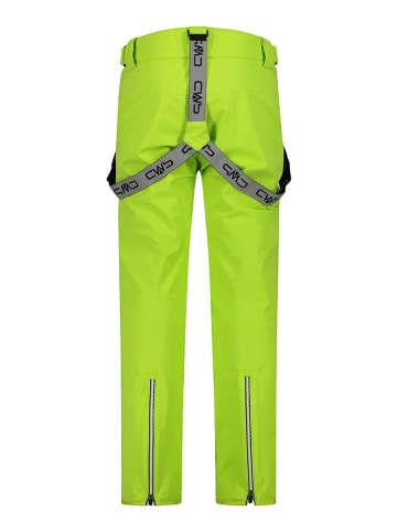CMP Spodnie narciarskie w kolorze limonkowym