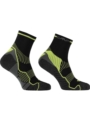 CMP Laufsocken in Schwarz/ Gelb