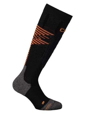 CMP Ski-/ Snowboardsocken "Lenpur" in Schwarz/ Grau