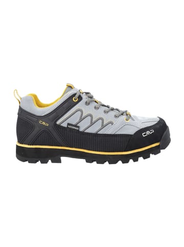 CMP Leren trekkingschoenen "Moon" grijs/zwart/geel