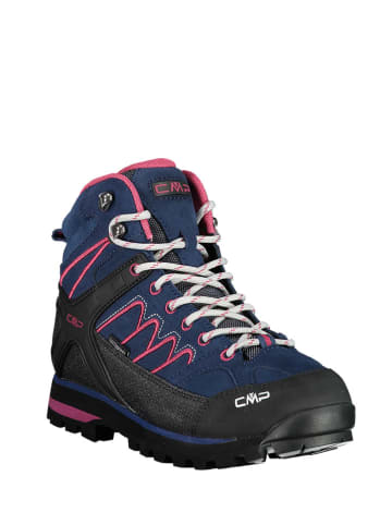 CMP Leren trekkingboots "Moon" donkerblauw/roze/zwart