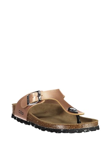 CMP Teenslippers "Mymosa" goudkleurig