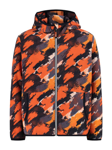 CMP Hybride jas oranje/lichtbruin/zwart