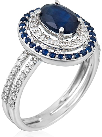 DIAMANTA Witgouden ring "Firenze nouvelle" met diamanten