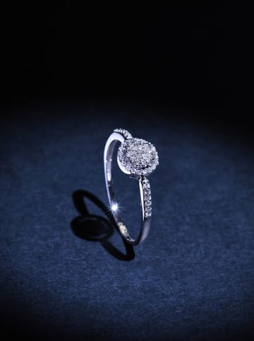 DIAMANTA Witgouden ring "Philomène" met diamanten