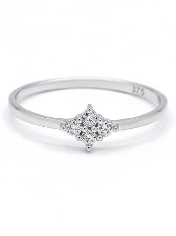 DIAMANTA Witgouden ring "Délicate" met diamanten