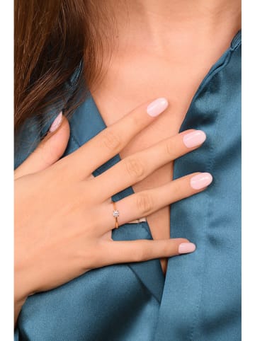 DIAMANTA Gouden ring "Amoureuse" met diamanten