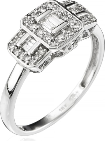 DIAMANTA Witgouden ring "Les princesses" met diamanten