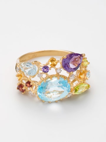 DIAMANTA Gouden ring "Valéria" met diamanten