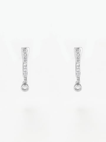 DIAMANTA Złote kolczyki-kreole "Créoles Charms" z diamentami