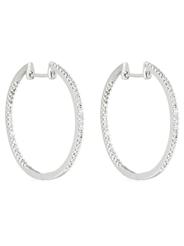 DIAMANTA Weißgold-Creolen "Créoles de diamants" mit Diamanten