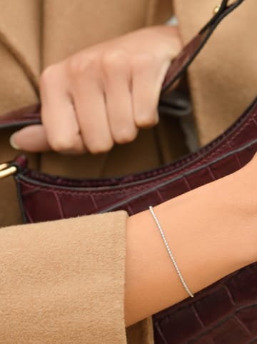 DIAMANTA Witgouden-armband "Rivière" met diamanten