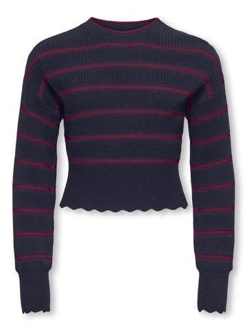 KIDS ONLY Sweter "Ibi" w kolorze granatowo-fioletowym