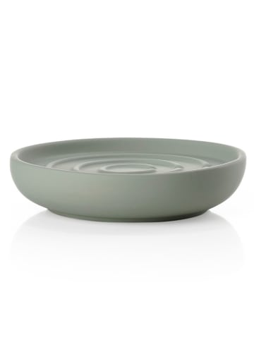 Zone Denmark Zeepschaaltje "Nova One" grijs/groen - Ø 11 cm x (H)2,5 cm