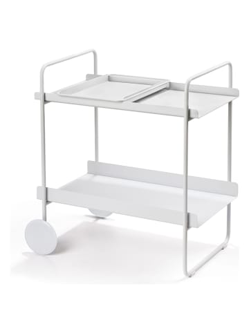 Zone Denmark Barwagen "Cocktail" in Weiß - (B)60,5 x (H)66,4 x (T)40,5 cm
