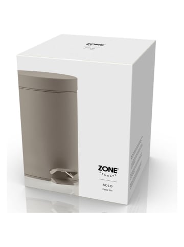Zone Denmark Toiletteneimer "Solo Soft" in Taupe - 3,0 l