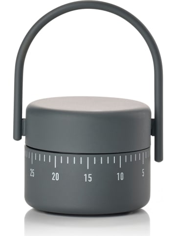Zone Denmark Timer kuchenny "Singles" w kolorze antracytowym - wys. 8,9 x Ø 5,4 cm