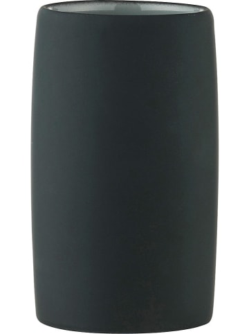 SÖDAHL Tandenborstelbeker "Mono" zwart - (H)11 x Ø 6,5 cm