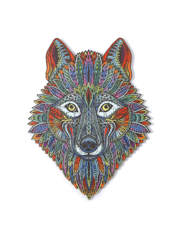 DAM Drewniane puzzle "Wilk" - 3+