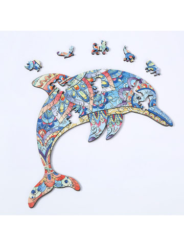 DAM Drewniane puzzle "Delfin" - 3+