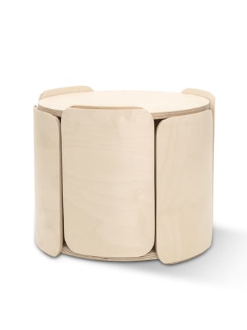 FITWOOD Bijzettafel "UOMA'' naturel - (H)42,8 x Ø 57,6 cm