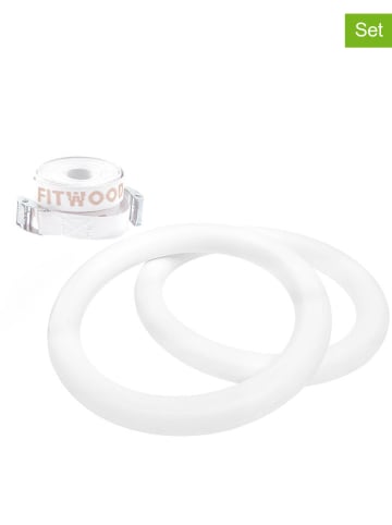 FITWOOD 4-delige set: turnringen "ULPU" wit - vanaf 3 jaar