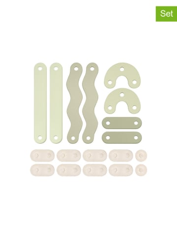 FITWOOD 18tlg. Set: Balancierbalkenbahn ''BPOLKU L'' in Grün - ab 12 Monaten