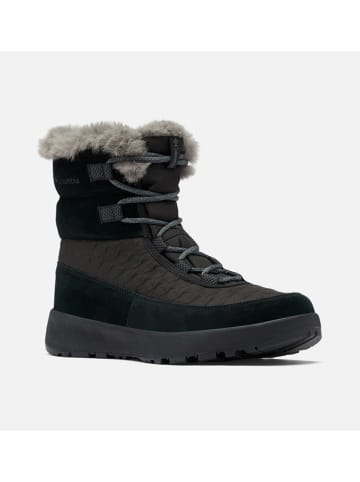Columbia Kozaki zimowe "Slopeside Peak Luxe" w kolorze brązowo-czarnym