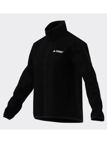 adidas Fleecejacke in Schwarz