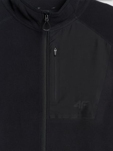 4F Fleecejacke in Schwarz