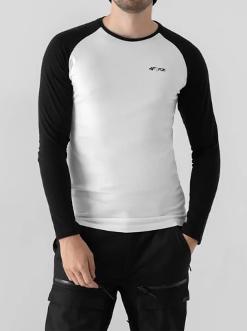 4F Longsleeve wit/zwart