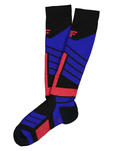 4F Skarpety w kolorze czarno-niebieskim