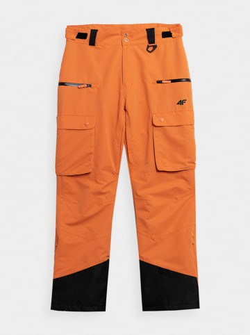 4F Ski-/snowboardbroek oranje/zwart