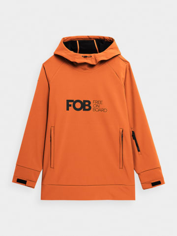 4F Ski-/snowboardhoodie oranje