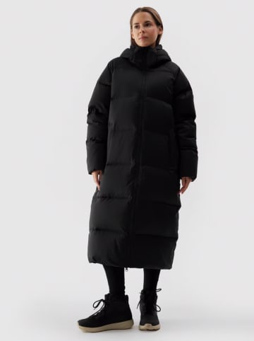 4F Daunenmantel in Schwarz