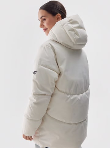 4F Kurtka puchowa w kolorze kremowym