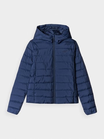 4F Kurtka pikowana w kolorze granatowym